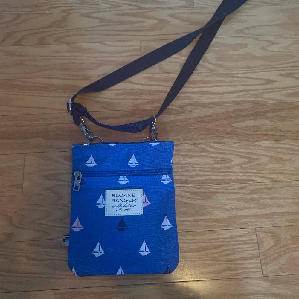 Sloane Ranger Blue Sailboat Crossbody